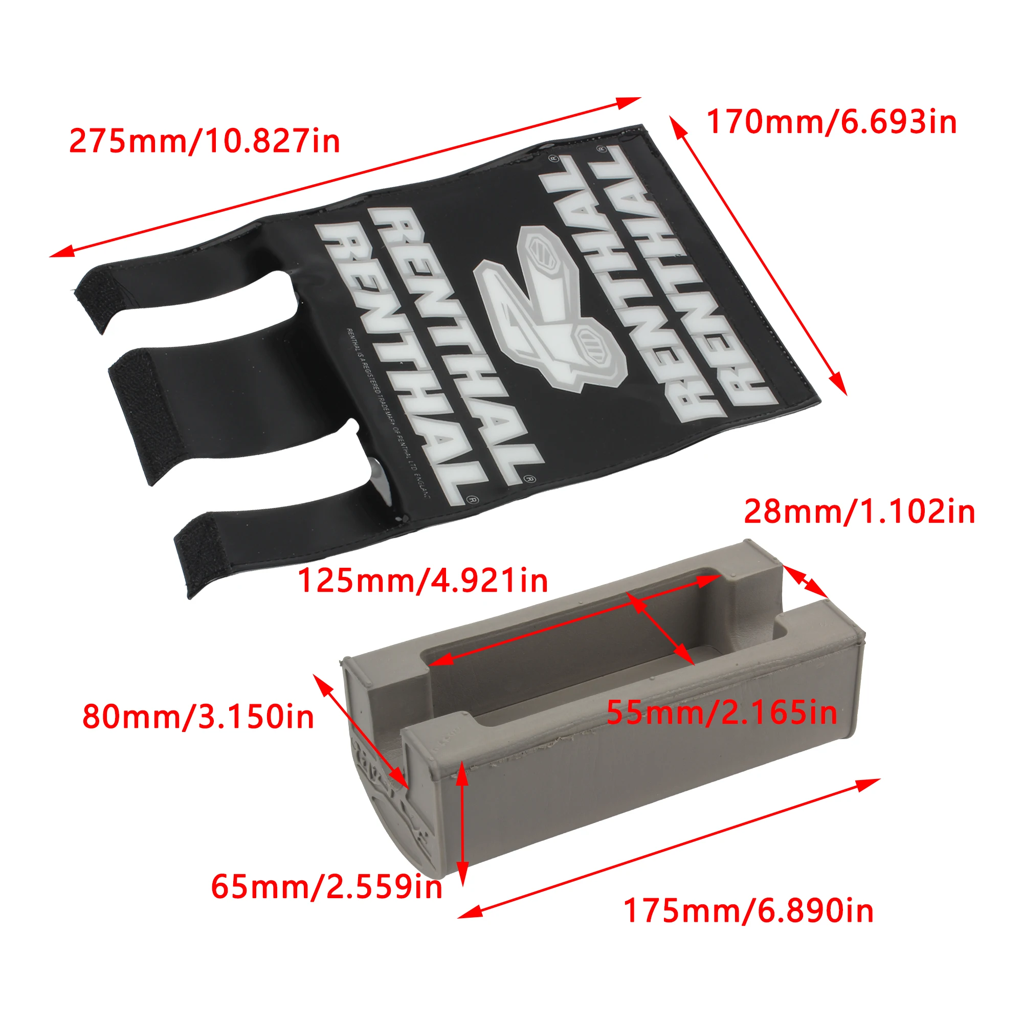 ATV UTV Motorrad Lenkerpolster für Renthal DirtBike Mousse Guidon – Bild 6