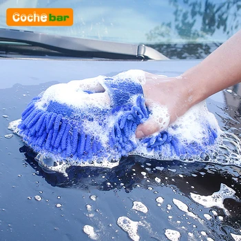 Mikrofaser Auto Waschen Schwamm Reinigung Werkzeuge Auto Detaillierung Pflege Pinsel Chenille Waschen Handtuch