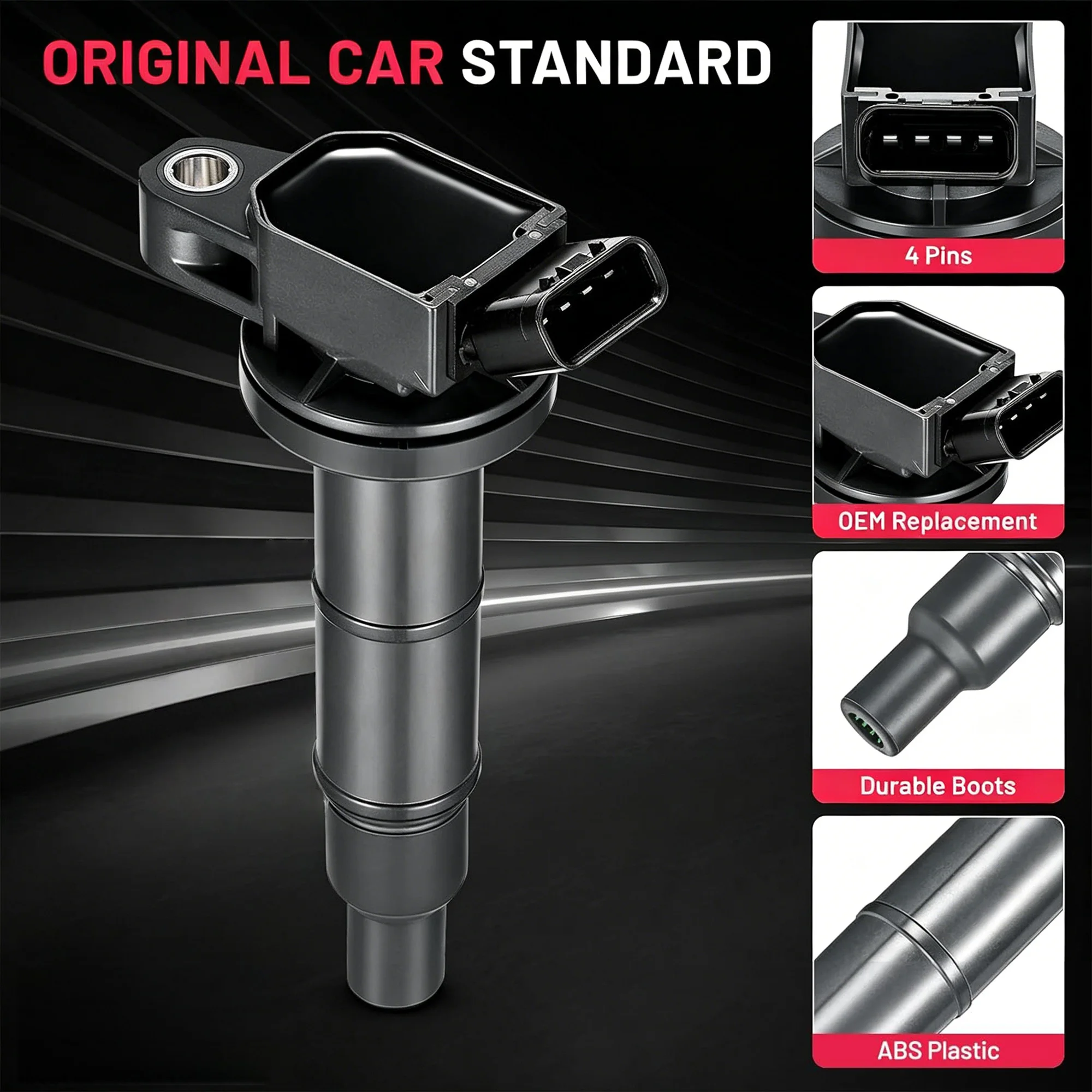 Zündspule Zündkerze für Toyota RAV4 XA20 2001 2002 2003 2004 2005 2006 – Bild 5