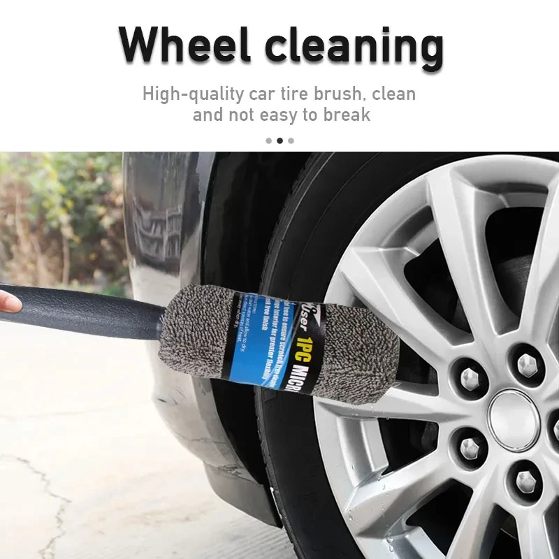 Auto wasch reinigungs kits Mikro faser tücher erröten (9 Stück) – Bild 4