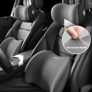 Auto Kopfstütze Lordosenstütze Memory Kissen Schaum Wirbel Lenden Auto Neck Kissen Für Auto Innen Zubehör Home