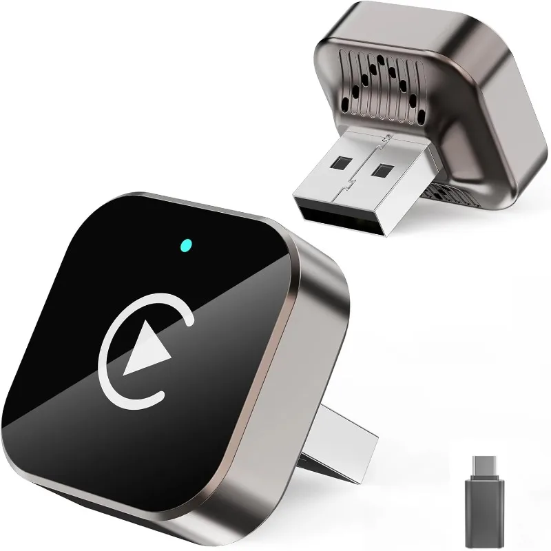 (2026 Verbessert) Kabelloser CarPlay-Adapter für Apple iPhone und Android, kleine Größe, Plug-and-Play
