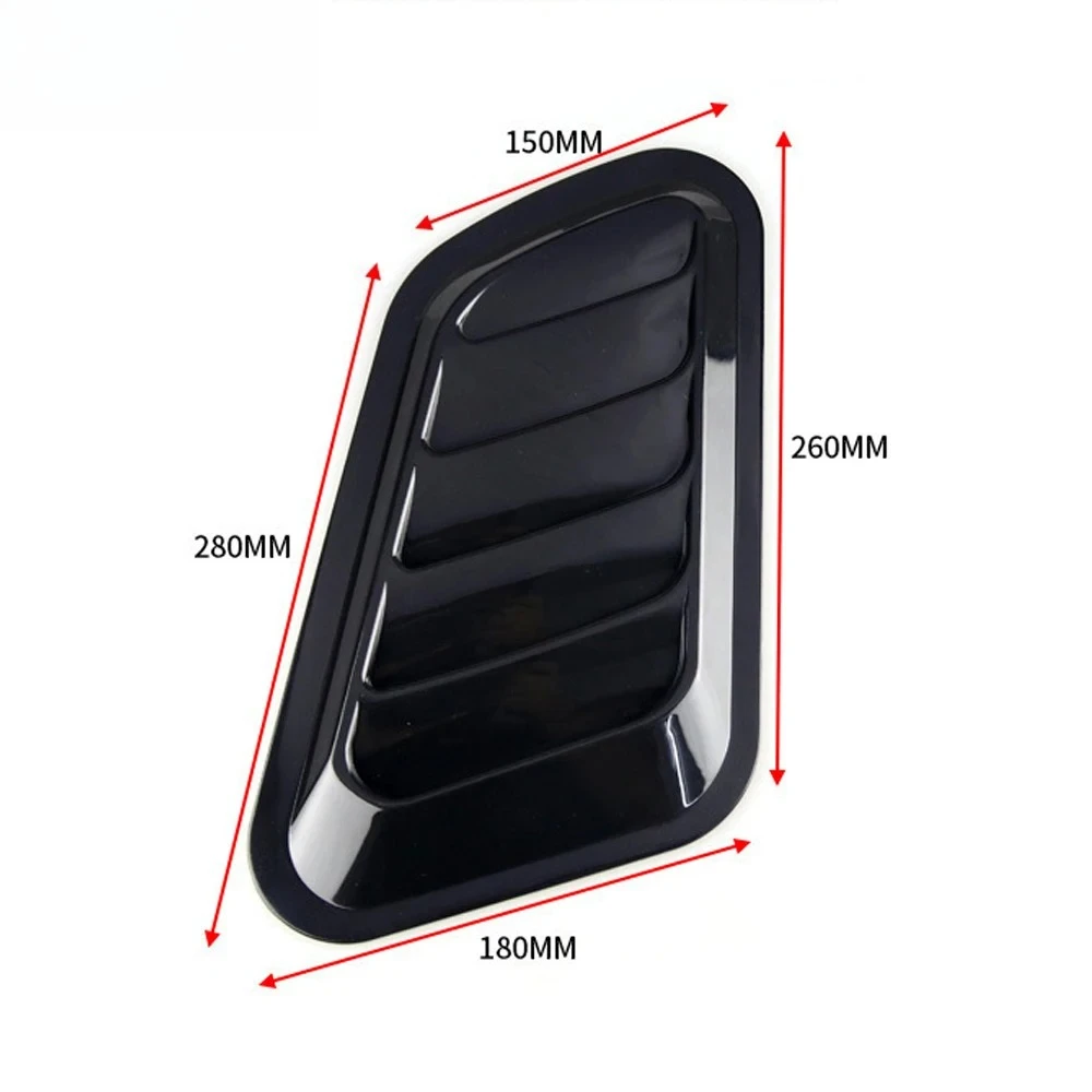 Universal Carbon Faser Universal Auto Haube Scoop Lufteinlass Schnelle – Bild 6