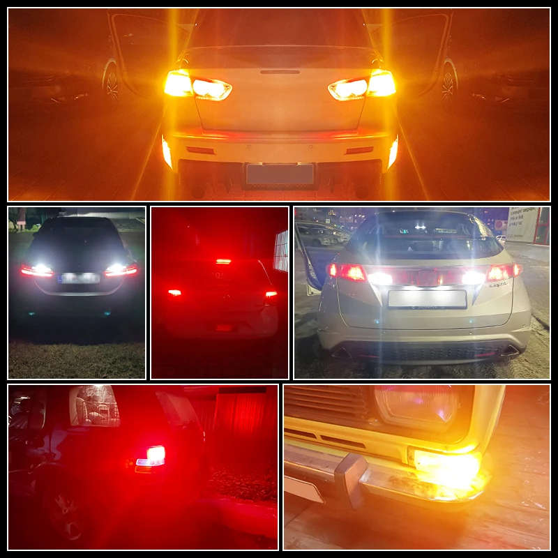 YiRui 2 stücke 12-48 V Neue Led-lampen 144smd Lampe Reverse Blinker – Bild 6