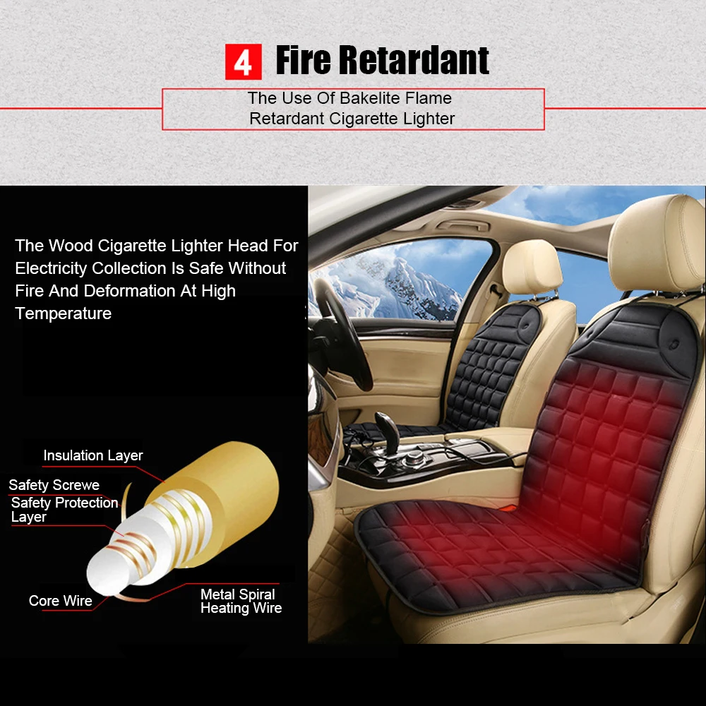 Elektrische Sitzheizung Warm Halten Warm Universal Winter Haushalt – Bild 6