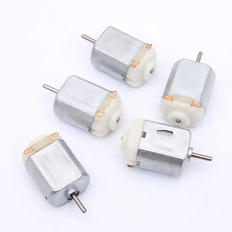 130 Micro DC Motor 3V-6V 8000 U/min Miniatur-Elektromotor Vierradmotor – Bild 3
