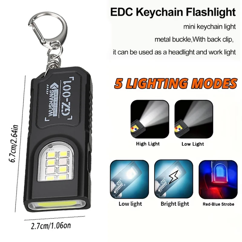 Sicherheit blinkende Arbeitsleuchte Warnleuchte starkes Licht Mini tragbar Outdoor Wartung Notfall EDC