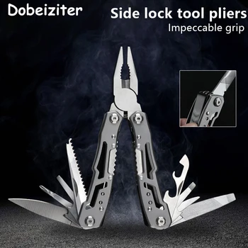 Camping Multitool Edelstahl Tragbare Klappmesser Zange Outdoor Notfall Überleben Ausrüstung