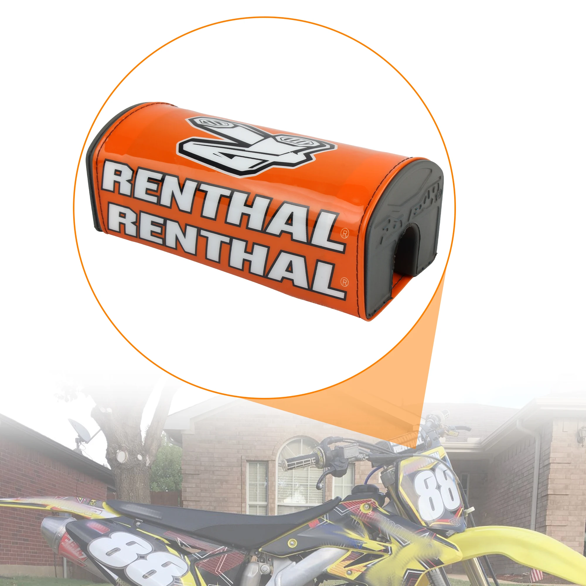 ATV UTV Motorrad Lenkerpolster für Renthal DirtBike Mousse Guidon – Bild 2