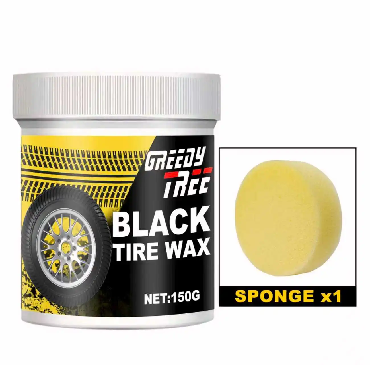 Reifenglanzspray und -verband - Hochglänzender schwarzer Reifenpolitur – Bild 6