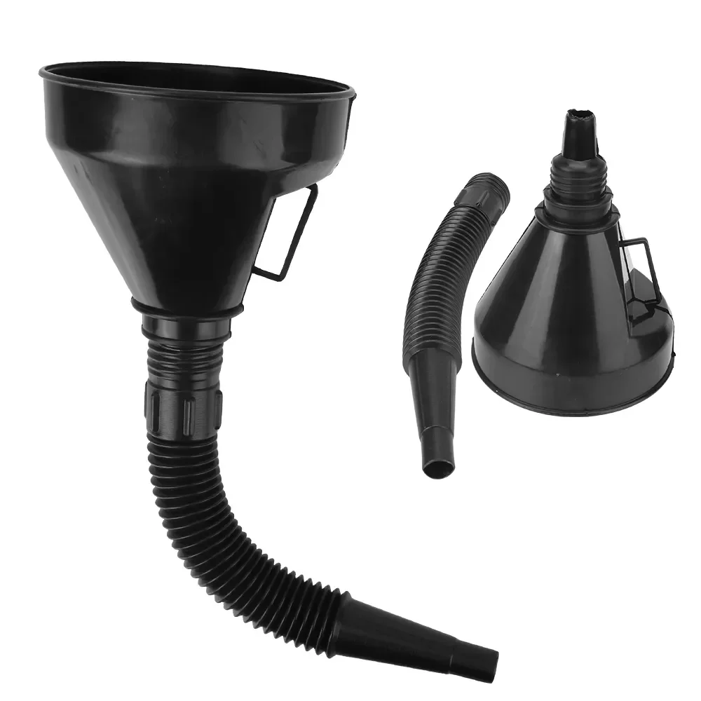 Universal Öl Trichter Mit Filter Rohr Griff Set Diesel Gas Kraftstoff – Bild 4