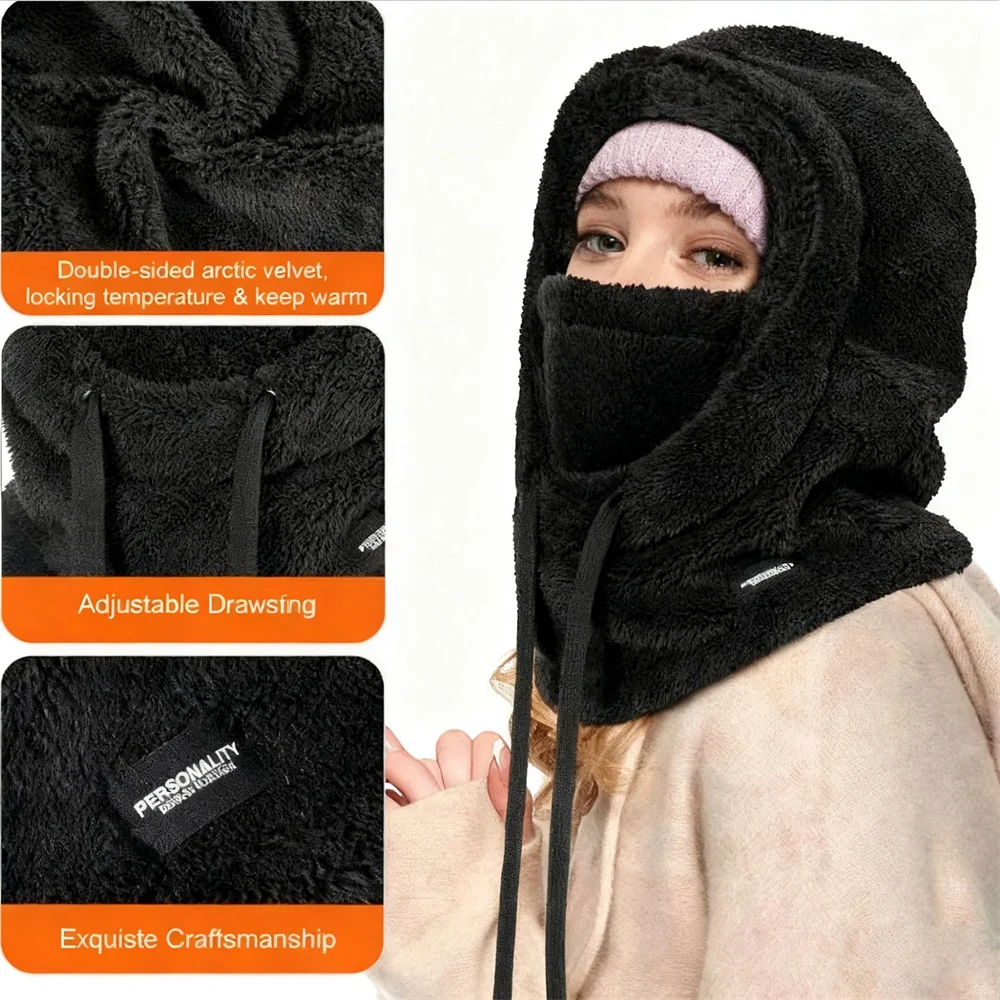 Winter Warme Thermische Winddichte Balaclava Skimaske – Bild 4