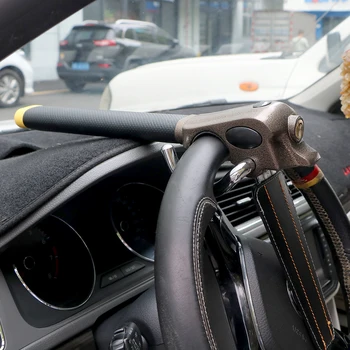 Auto Lenkrad Schloss Anti-Diebstahl Schutz Innen Schlösser Sicherheit Gerät Auto Schlösser Faltbare Automobil