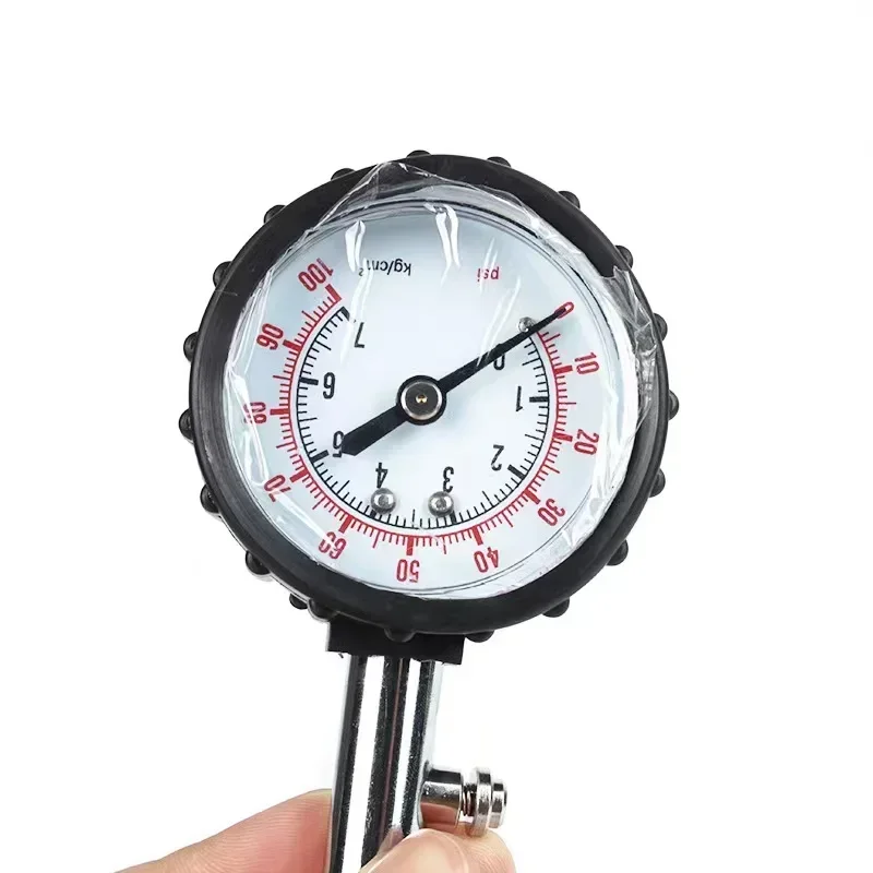 Reifen Luftdruck Tester 0-100 Psi Hochpräzise Universal Lange Rohr – Bild 3