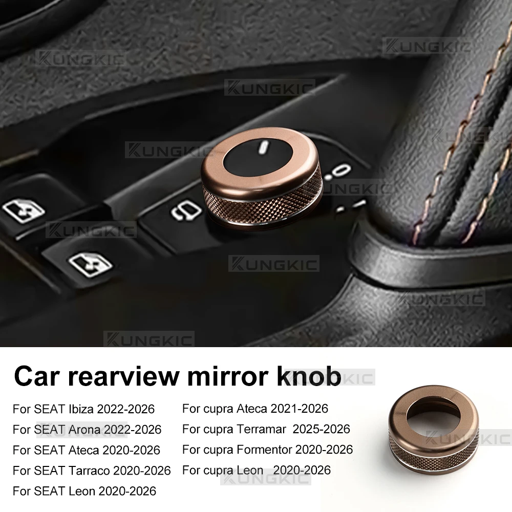 Auto Rückspiegel Fenster Metall Knopf Für Seat Leon/Ateca/Tarraco/cupra Formentor/cupra Leon 2020-2026