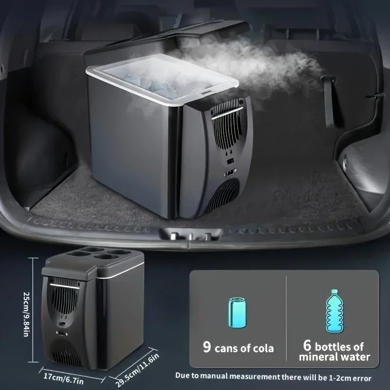 6L Tragbarer 12V Auto-Kühlschrank, Mini-Kühler und Wärmer – Bild 3