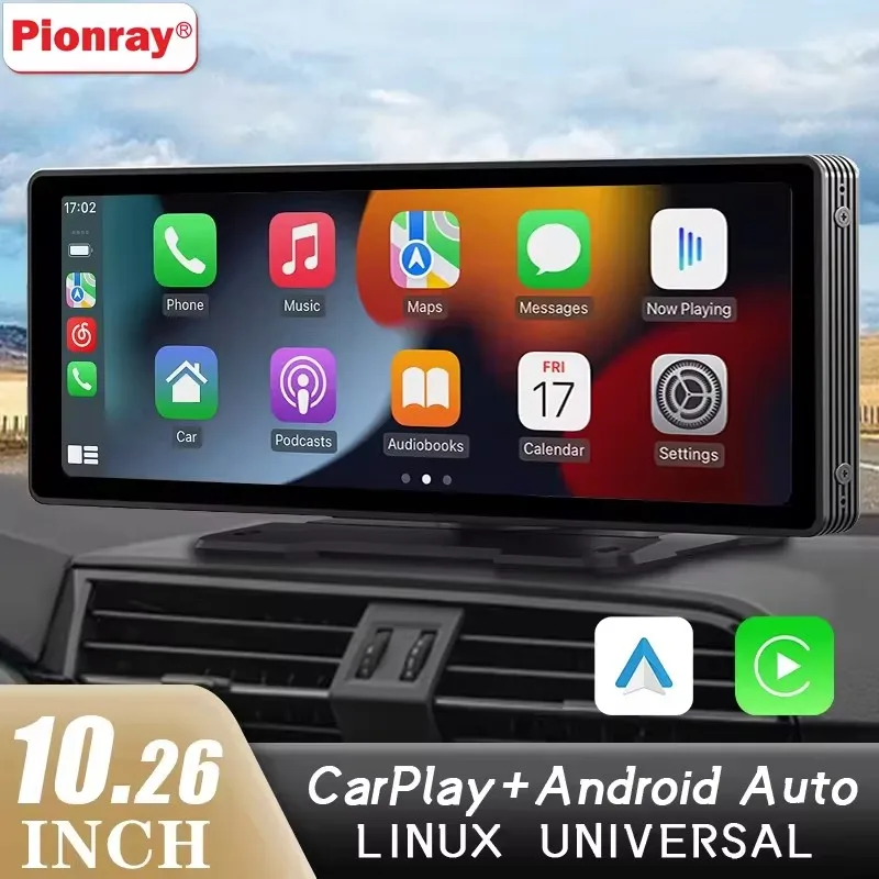 Universeller tragbarer kabelloser Carplay-Bildschirm für das Auto – Bild 2