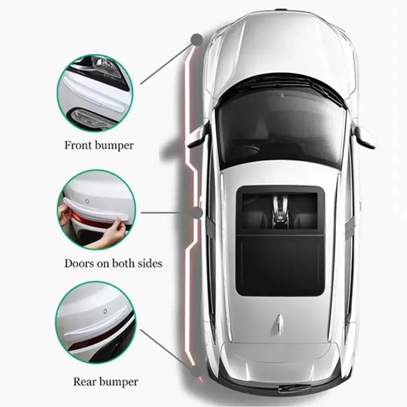 Universal Vorne Hinten Stoßstange Ecke Schutzfolie Auto Anti-kollision – Bild 5