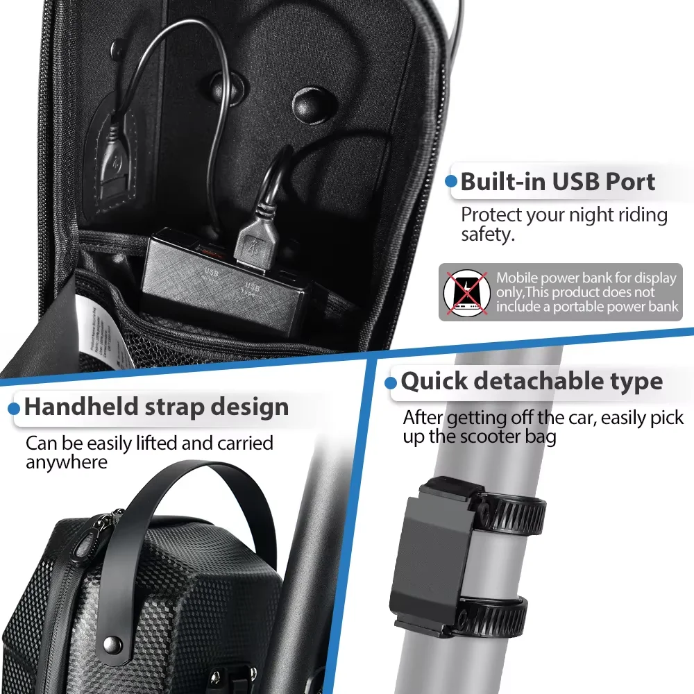 NEWBOLER 3L/5L Elektrische Roller Tasche Zubehör Elektrische Fahrzeug – Bild 6