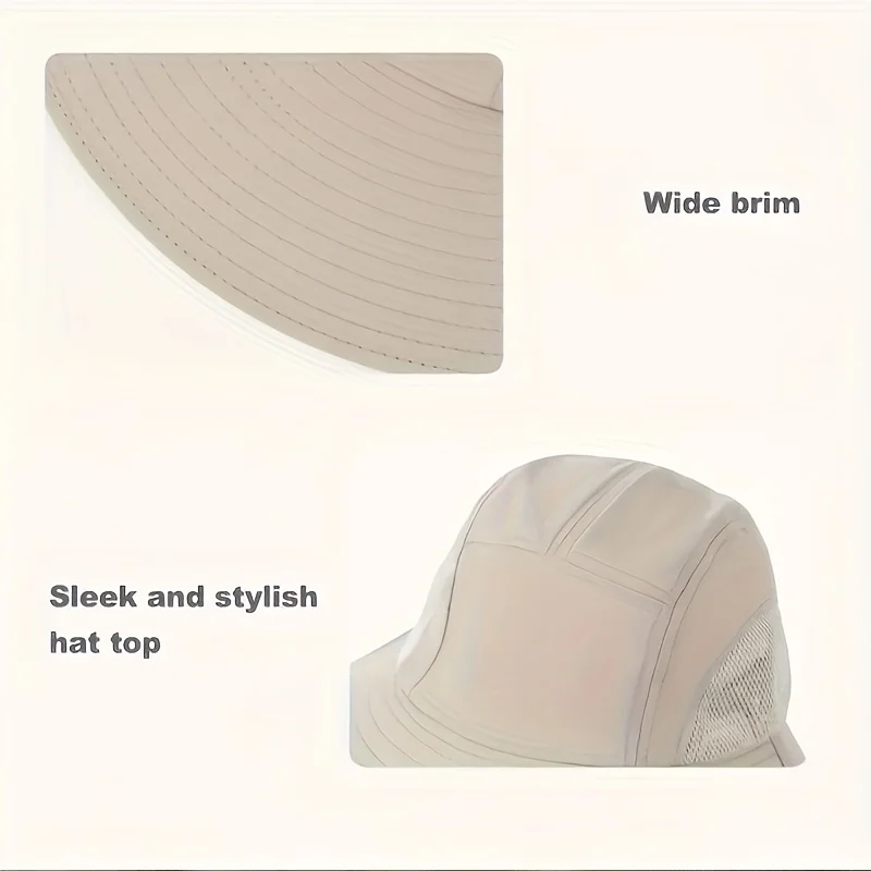 UV-Schutzhut mit Gesichtsmaske, atmungsaktiv, Insektenschutz, breite – Bild 3