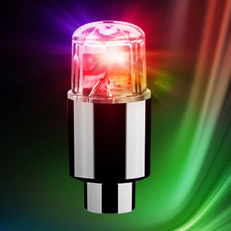 Auto Hub Umgebungs Licht Fahrrad LED Reifen Lichter Universal Auto Neon Lampe Ventil Abdeckung Lichter Reifen