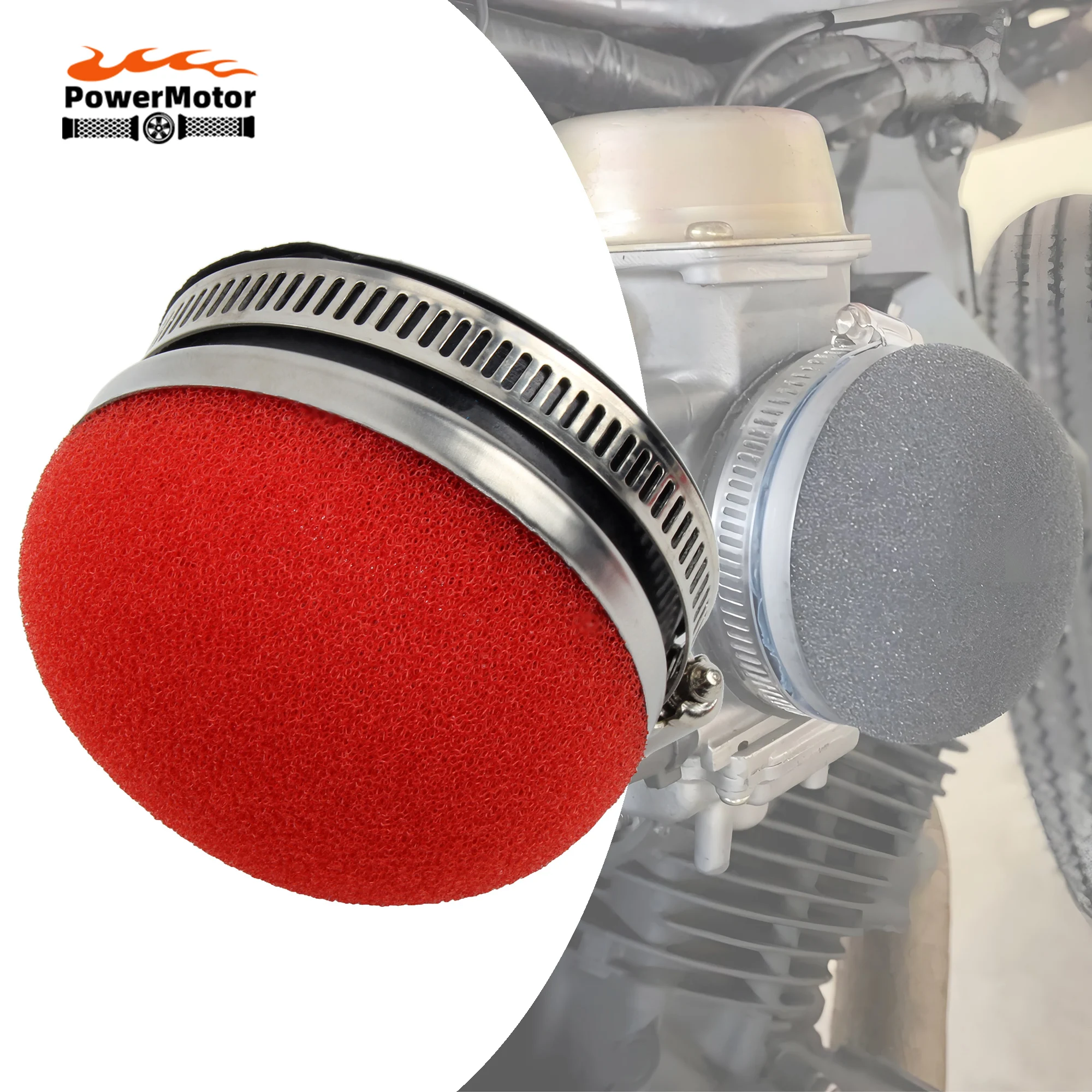 Motorrad Luftfilter Reiniger Luftfilter 2-Takt Motor Dirt Pit Bike Roller 28/32/35/38/42/45/50/54/58 MM Moto
