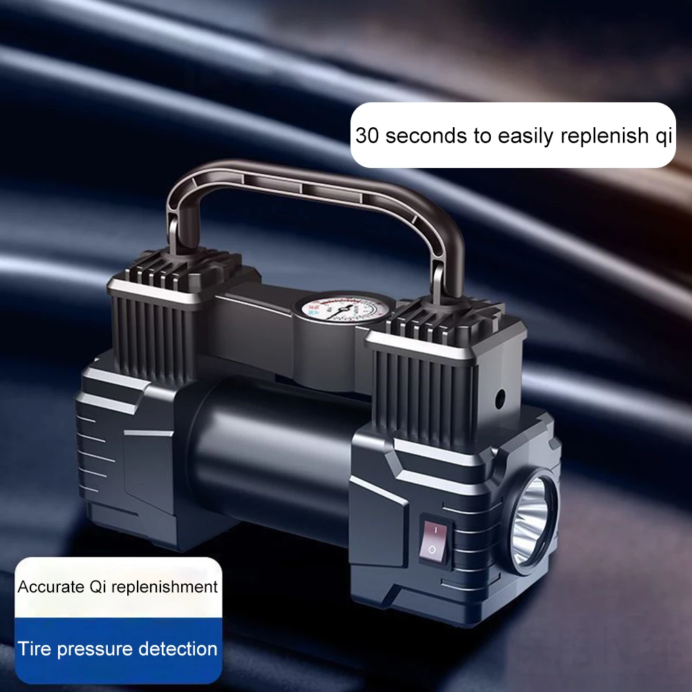 12v 150psi Mini-Luft kompressor Zweizylinder-Hochleistungs-Reifen – Bild 3
