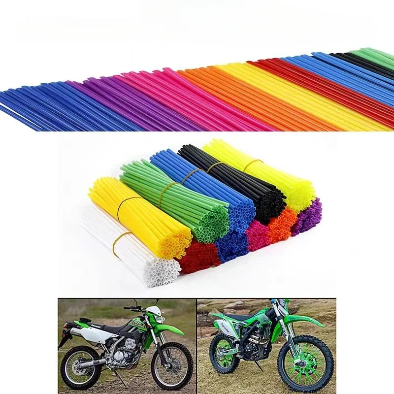 11 Farben Universal Dirt Bike Speichen Abdeckungen Motorrad (72 Stück) – Bild 3