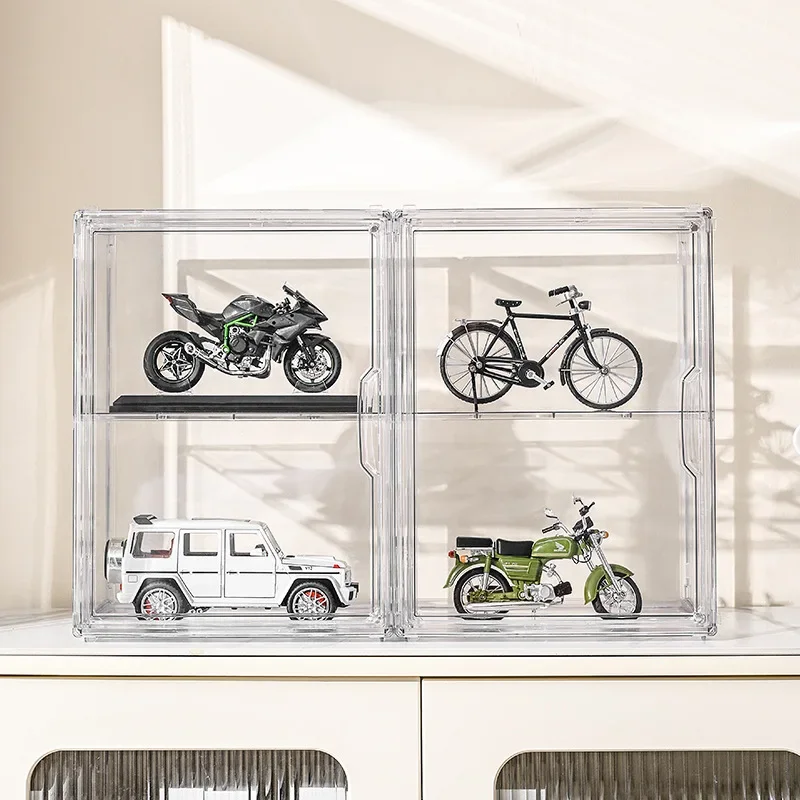 Klare Displaybox für Fingures, faltbare Spielzeugvitrine aus klarem – Bild 4