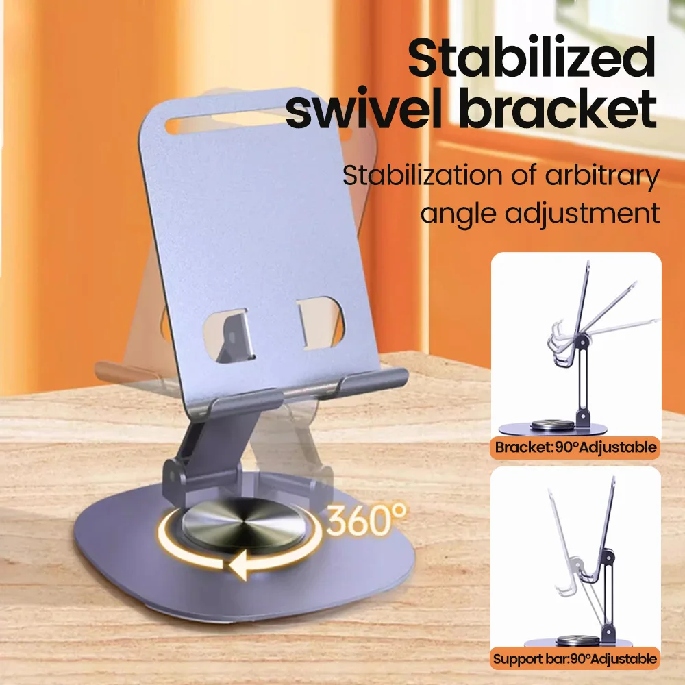 Elough 360° ° Rotation Tragbare Tablet Halter Für iPad iPhone 15 – Bild 2