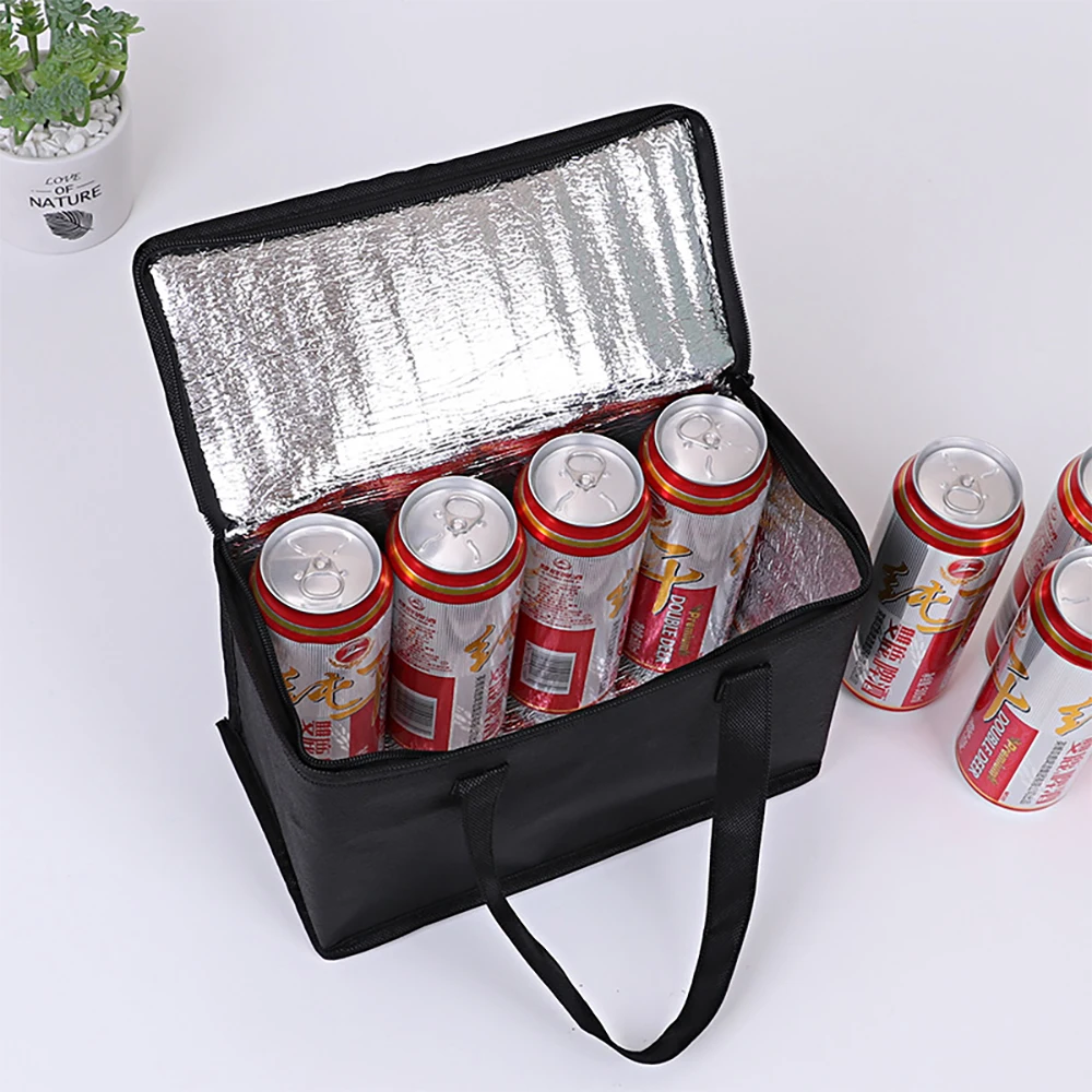 Tragbare Lunch-Kühltasche, zusammenklappbar, isoliert, für Picknick – Bild 2