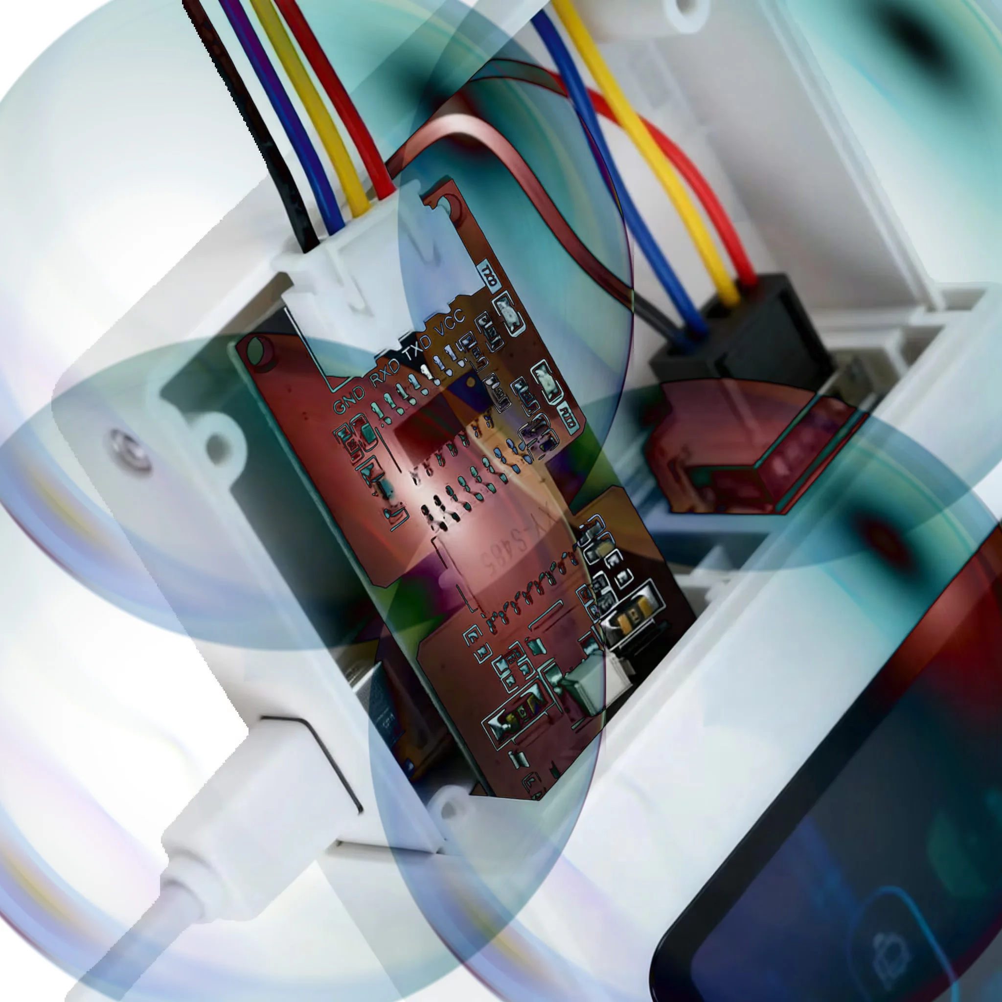 Kommunikationsmodul TTL zu RS485/ RS485 zu TTL Bidirektionaler Halbduplex-Serieller Port-Kabelkonverter