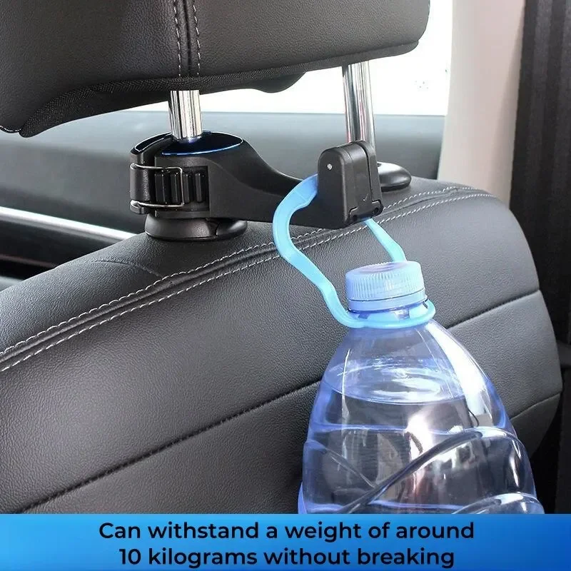 2-in-1 Haken und Handyhalter für die Auto-Kopfstütze – Bild 3