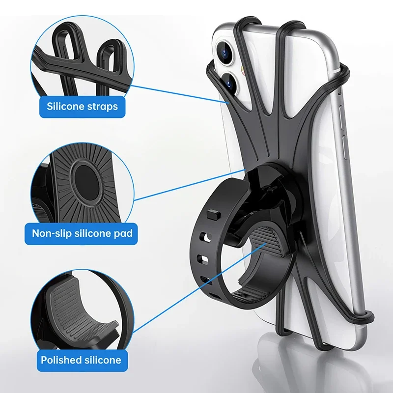Fahrrad telefon halter fahrrad handy halter motorrad suporte celular für iphone samsung xiaomi gsm houder