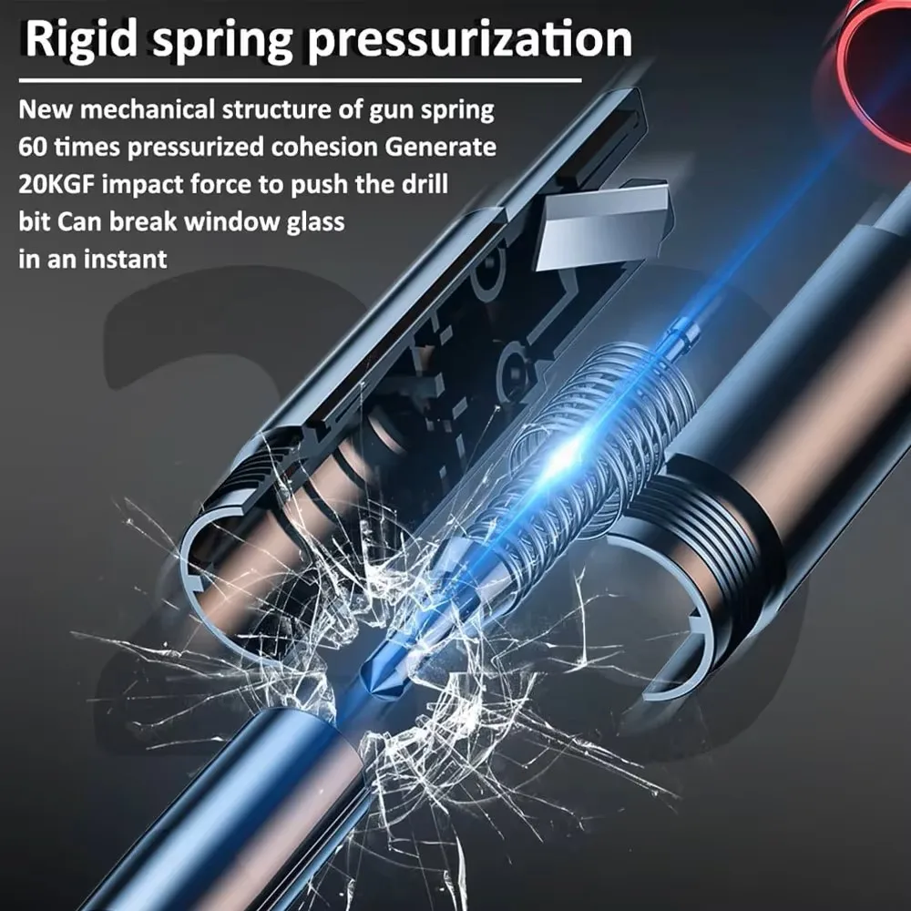 Auto-Sicherheitshammer Notfall-Glasbrecher für Autofenster – Bild 4