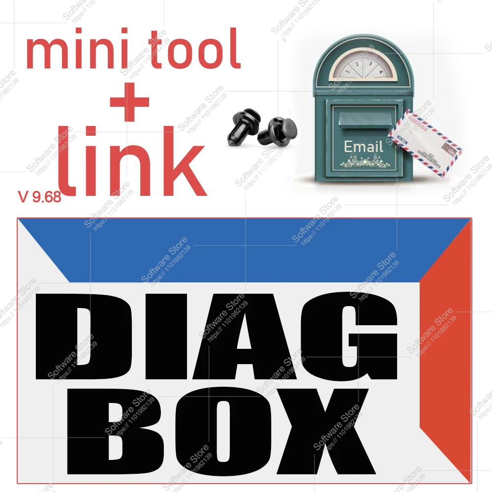 Diagbox V9.91 OBD2 Software-Link Autoreparatur-Diagnosetool Voll funktionsfähig für Peugeot und Citroën
