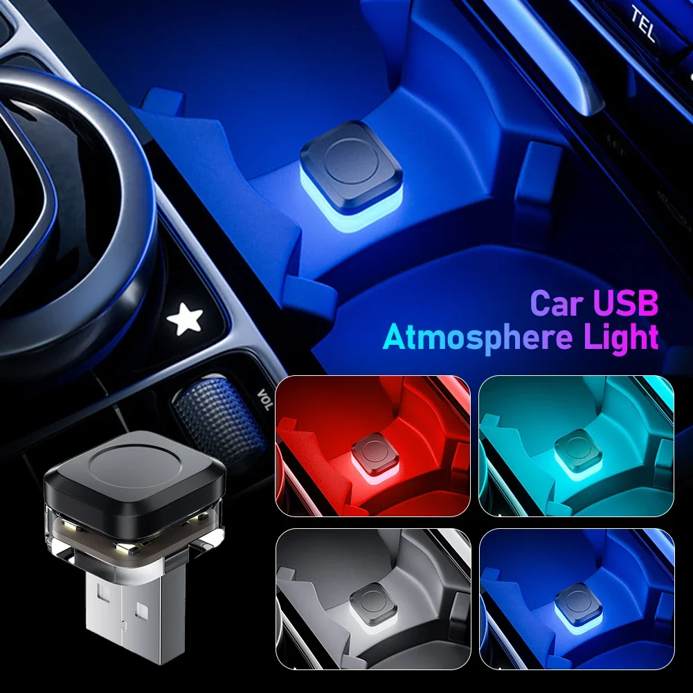 Auto USB Umgebungs Lichter Universal LED Atmosphäre Licht Plug & Play – Bild 2