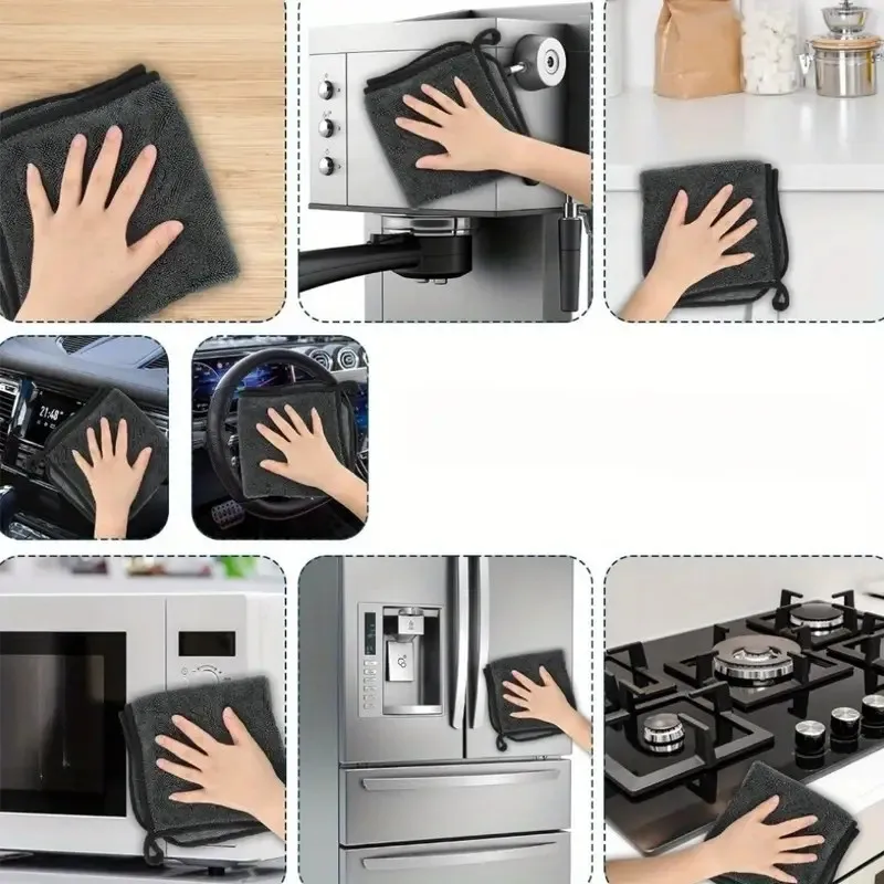 Ultra-Saugfähiges Mikrofaser-Reinigungstuch - Weiches, Langlebiges – Bild 3