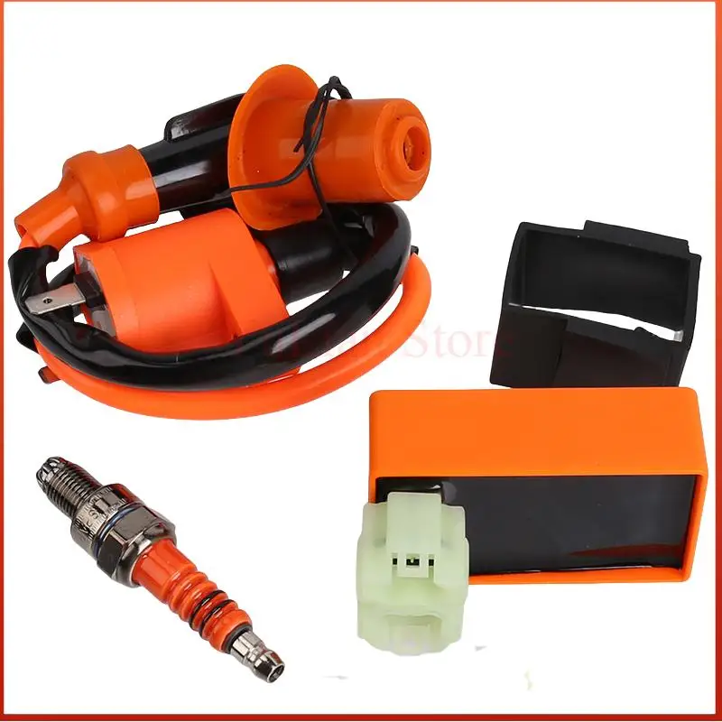 Motorrad-Leistungs-Zündspulen-Zündkerzen-Kit für GY6 50cc 125cc 150cc – Bild 2