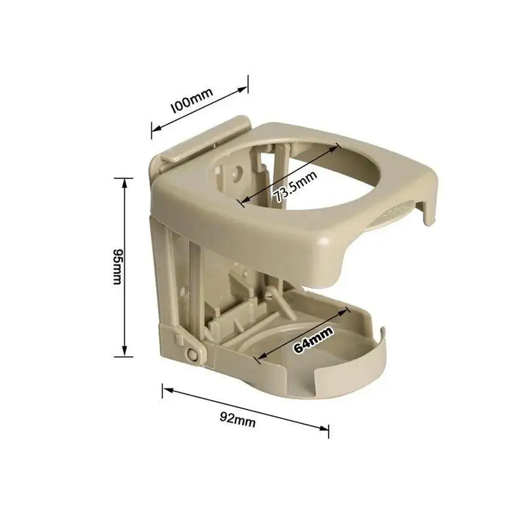 Universal Klapp Auto Tasse Halter Schwarz Getränkehalter – Bild 6
