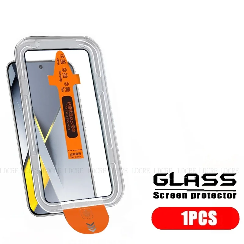 Poco F8 Ultra Glas Poco F8 Pro Gehärtetes Glas Staub freies 9H Volle Abdeckung Screen Protector Xiaomi Poco F8