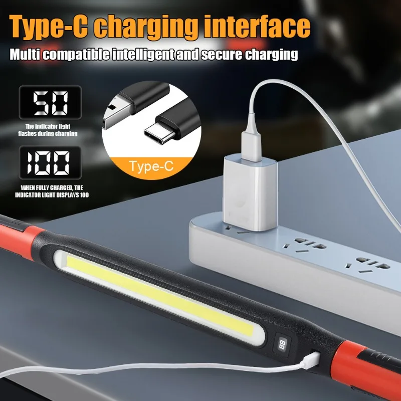Wiederaufladbare LED-Arbeitsleuchte 1200 Lumen Magnetische – Bild 6