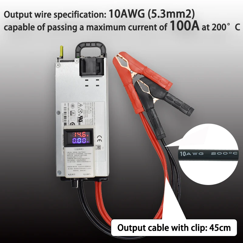14,6 V 100 A Einstellbares Ladegerät 12,6 V 100 A 60 A Lithium-Polymer – Bild 4