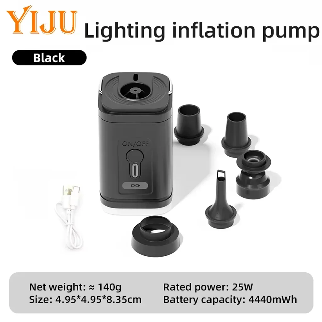 YIJU Drahtlose Inflationspumpe Tragbare Outdoor Mini Luftkompressor Luftkissen Bett Schwimmring