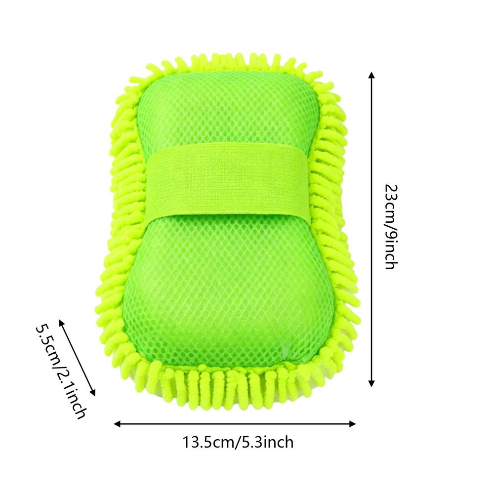 Mikrofaser-Autowaschschwamm, Auto-Schwamm, automatisches Waschtuch, Handschuhe, ultrafeine Faser