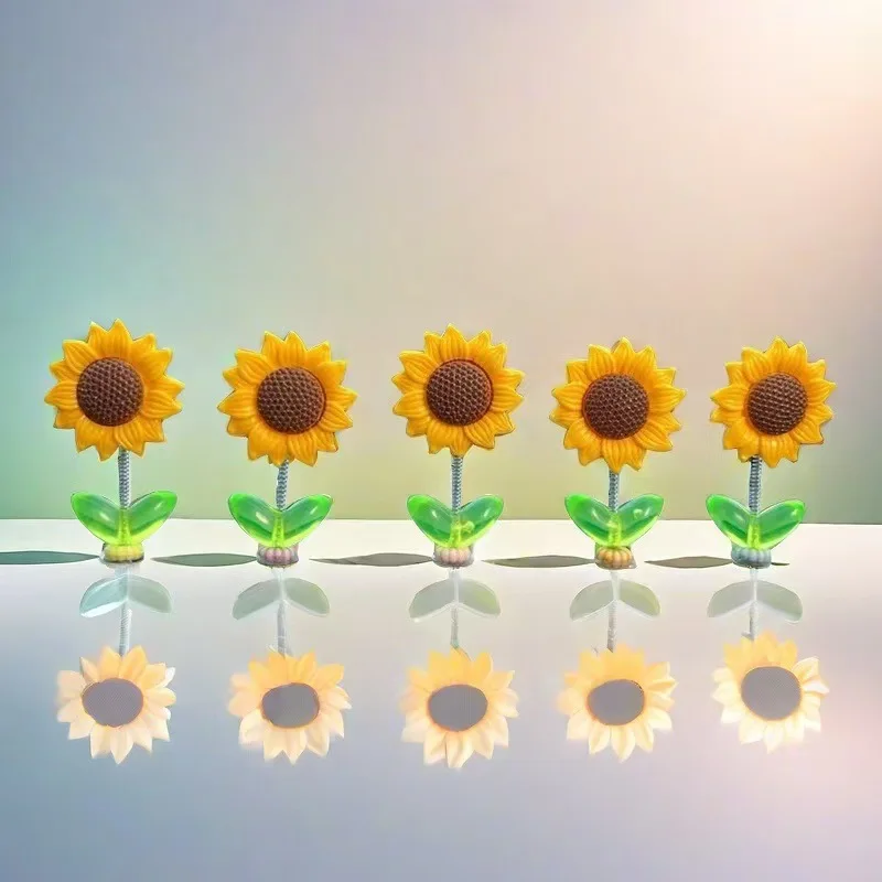 Niedliche schüttelnde Sonnenblume, Auto-Dekoration, lustige – Bild 3