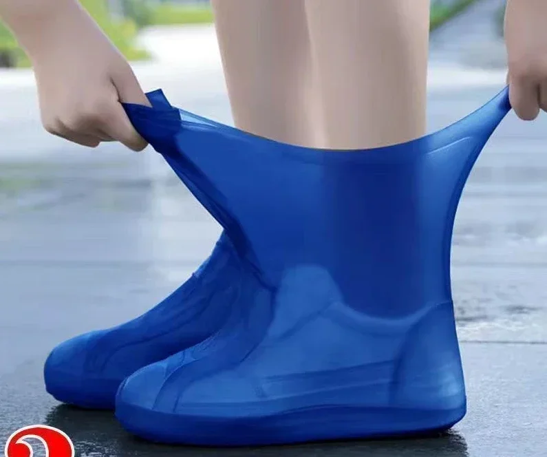 1 Paar wasserdichte Silikon-Überschuhe, lippenbeständige – Bild 5