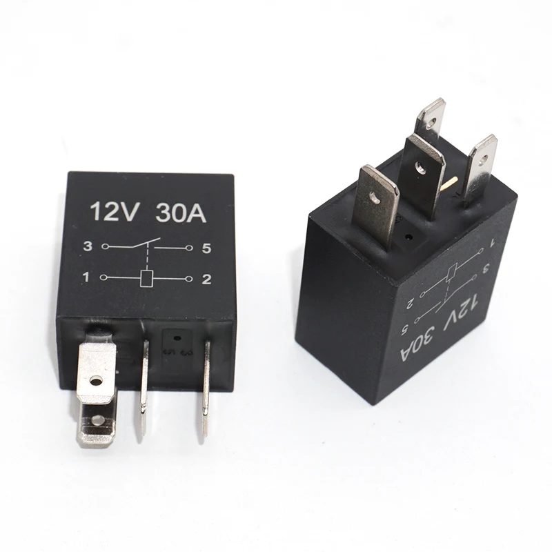 Automotive Relais Auto Relais 12 v 30a Spst 4pin 5pin 12 v 24 v 30A – Bild 4