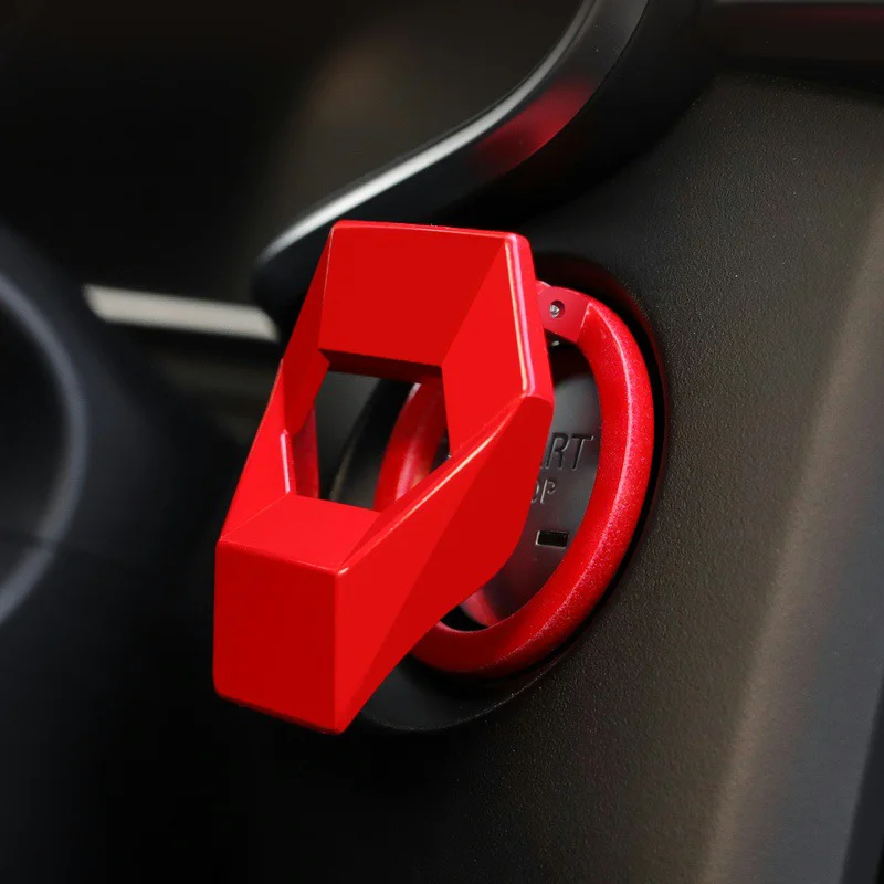 Auto Innen One-Key-Start Zündung Motor Stop Push-Schalter Taste – Bild 2